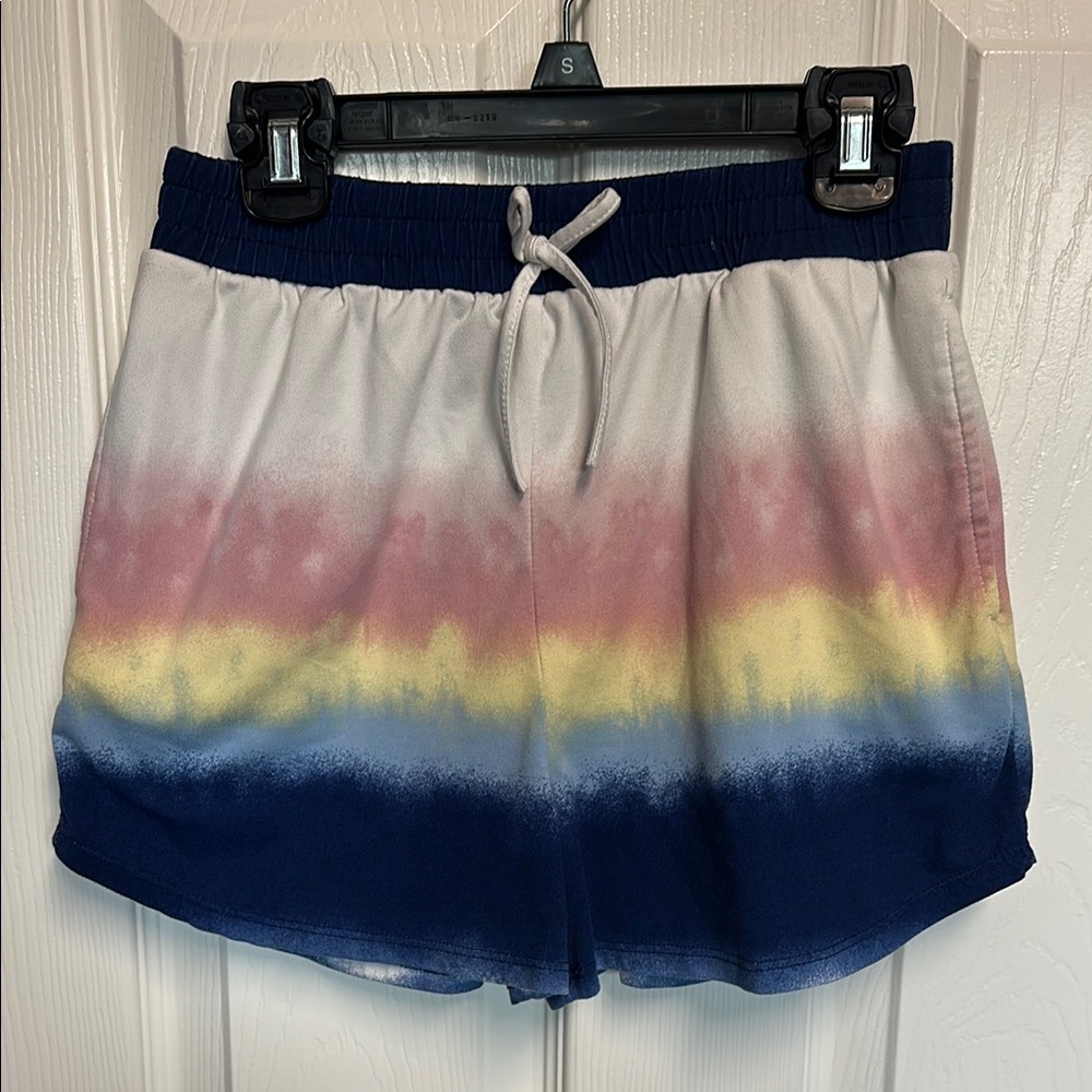 Multicolor Tie-Dye Shorts